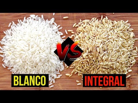 Diferencias entre el arroz blanco y arroz integral